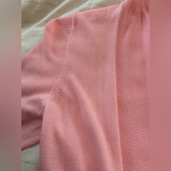 EUC Lilly Pulitzer Light Beautiful Pink Open Cardigan, Size Medium. - Picture 11 of 14